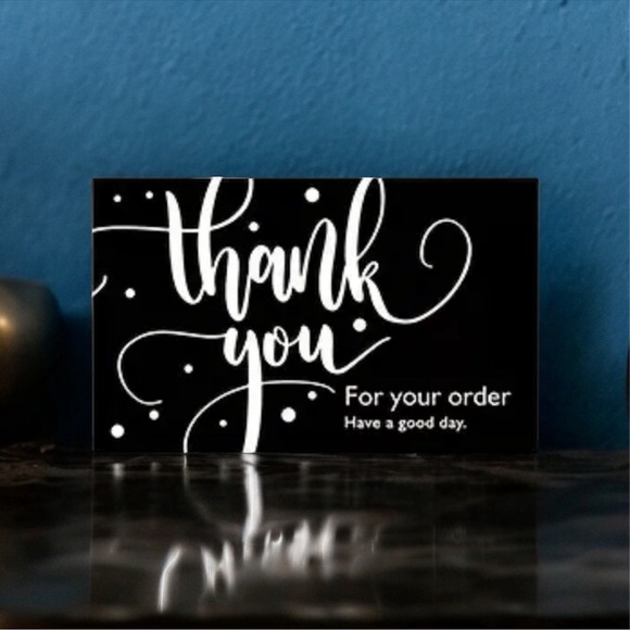 🆑 Thank You Cards 2 Styles Pack of 50 - Picture 7 of 9